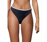 Mint Velvet Bas de bikini bleu marine / blanc, Taille XXL