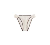 Mint Velvet Bas de bikini crème / chocolat, Taille XL