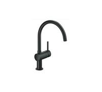 Grohe Minta mitigeur de cuisine 32917KS0 noir velours, bec pivotant, bec en C