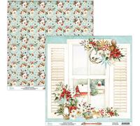 MINTAY 30x30cm double face Scrapbooking Craft Papier 240g - White Christmas 04