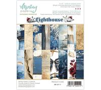 MINTAY Set 24 feuilles 15x20 recto-verso papier scrapbooking - Lighthouse