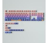 mintcaps Lot de 130 touches en PBT - Profil de cerise - Pour claviers mécaniques Cherry Gateron MX