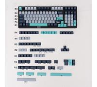 mintcaps Lot de 173 touches requin marteau, double tir, profil cerise, touches personnalisées, ISO ANSI pour claviers mécaniques Cherry MX Gateron Kailh Switch