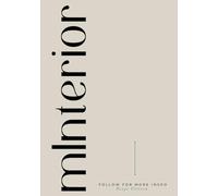 mInterior Interior Styling Beige Edition: Decorative Coffee Table Book for Neutral Interiors, Home Styling & Shelf Decor - Blank Pages Notebook