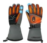 Minthouz Gant Chauffant, 7.4V Rechargeables Gants Chauffants électriques étanches pour écran Tactile, pour l'hiver, Le Travail en Plein air,la Chasse - L