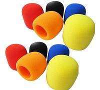Mintice 10 X Couleur portable micro de scène pare-brise mousse micro couverture karaoké DJ