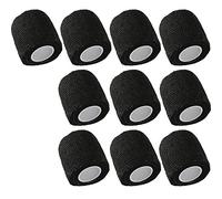 Mintice 10 X Noir adhésifs Bandages Autocollants adhésifs cohésifs Solide élastique Ruban à Premiers Soins Poignet Ankle Sport 4.5mx5cm