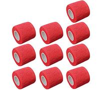 Mintice 10 X Rouge Adhésifs Autocollants Adhésifs Cohésifs Solide élastique Ruban à Premiers Soins Poignet Ankle Sport 4.5mx5cm
