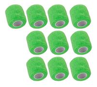 Mintice 10 X Vert adhésifs Bandages Autocollants adhésifs cohésifs Solide élastique Ruban à Premiers Soins Poignet Ankle Sport 4.5mx5cm