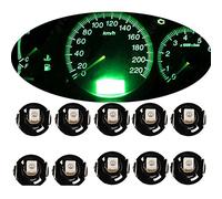 Mintice 10 X vert Voiture T4 / T4.2 Néo Wedge LED ampoule cluster tableau de bord Lumière de la jauge de climat