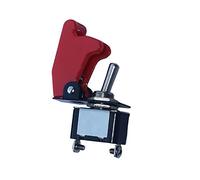 Mintice™ 12V 20A couverture rouge interrupteur à bascule à bascule SPST ON / OFF voiture 2 Pin