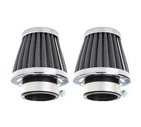 Mintice 2 X Filtre à Air Froid Reniflard Carter Turbo Ventilateur 35mm Mini Bleu pour Voiture Moto