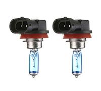 Mintice 2 X Véhicule de Voiture Lumineux H11 100W 6000K Xénon Gaz Halogène Ampoules de Lampe de Projecteur Remplacement Blanc