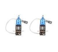 Mintice 2 X Véhicule de Voiture Lumineux H3 100W 6000K Xénon Gaz Halogène Ampoules de Lampe de Projecteur Remplacement Blanc