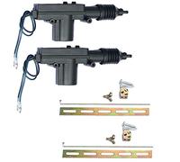 Mintice™ 2 X Voiture noire Plastique universel à toute épreuve Puissance Actionneur de serrure de porte 2 fils 12V Centralisee Telecommande Porte