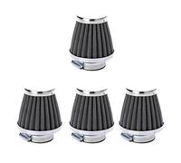 Mintice 4 X Filtre à Air Froid Reniflard Carter Turbo Ventilateur 52mm Mini Bleu pour Voiture Moto