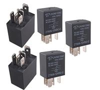 Mintice 5 x 12V 30A 5 Broches Voiture Relais No Changement de Voiture Relais Puissance SPDT Commutateur Power Imperméable Kit Automobile Bateau