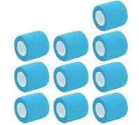 Mintice 5 X Adhésifs Autoadhésif Bandage Adhésifs Cohésifs Band Solide élastique Ruban à Premiers Soins Poignet Ankle Sport 4.5mx5cm Bleu Clair