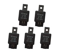 Mintice 5 X DC 12V 40A Voiture Automobile Bateau Un Camion 4 Épingles SPST Kit de Relais d'alarme