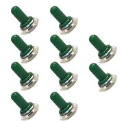 Mintice™ 5 X vert 12mm rocker en caoutchouc interrupteur à bascule bouton chapeau botte imperméable Capuchon