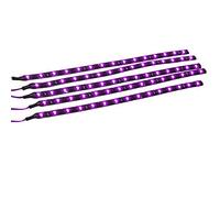 Mintice™ 5 X violet 12V 15 Led véhicule automobile calandre 30cm de voiture bande de lumière underbody souple imperméable