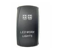 Mintice Interrupteur à Bascule Commutateur Lampe Lumière LED Bleu 12V 20A pour Voiture Bateau LED Work Light