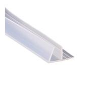 Mintice joint de porte de bain paroi de douche joint de fenêtre incurvé forme droite ou incurvée appartement caoutchouc verre bas Météo 6mm 78" pouces Forme de F