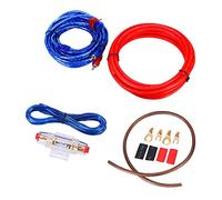Mintice kit de câblage pour amplificateur de voiture subwoofer audio AMP RCA câble d'alimentation Fusible AGU Calibre 14 AWG GA installation de fil connecteur titulaire automobile van