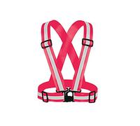 Mintice Rose réfléchissant sécurité sûreté gilet haute visibilité équipement Travail Bande veste brillant sport gilet ceinture corps vêtements de course Ajustable Attention