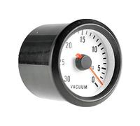 Mintice Voiture Moteur Véhicule Visage Noir 2" 52mm Aiguille jauge à Vide mètre Lumière LED
