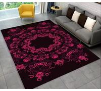 MINTIFNT Tapis Abstrait Psychédélique Graffiti Art Moderne Coloré Trippy Tapis pour Salon Cuisine Chambre Salle De Bain Tapis Antidérapant 160x200cm