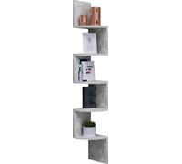 Mintis étagère d'angle 5 tablettes béton Reproduction.