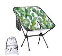 Mintoprints Chaise de camping Mexicaine Texas Cactus Plantes Légère Pliable Portable Compact pour Extérieur, Voyage, Plage, Randonnée