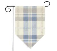 Mintoprints Drapeau de jardin à carreaux de buffle - 30,5 x 45,7 cm - Double face - Motif à carreaux - Pour décoration extérieure
