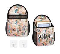 Mintoprints Magnifique sac de rangement mural licorne à suspendre au mur avec poche pour salle de bain, cuisine, chambre à coucher