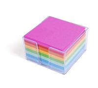 Mintra Bloc de notes pour notes et rappels, travail, entreprise, bureau, collège, école, organisation, planification Memo Cube 500ct - Bright