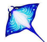Mint's Colorful Life Cerf-volant en forme de poisson diable pour enfants et adultes (Bleu)
