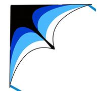 Mint's Colorful Life Delta Cerf-Volant pour Enfants et Adultes, extrêmement Facile à Piloter, Meilleur cerf-Volant pour débutants