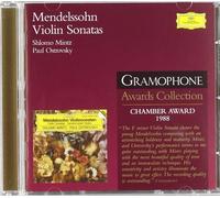 Mintz - Mendelssohn : Sonates pour violon et piano n°1 & n° 2