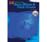 Mintzer bob 12 medium easy jazz blues funk etudes trumpet book & cd +cd