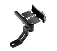 MINUCIANCOR Support Téléphone Vélo Moto Scooter pour BM@&W R18 R 18 2020-2025 Accessoires pour Moto Support De Guidon Rétroviseur pour Téléphone Portable pour GPS D'extension(Mirror Black)