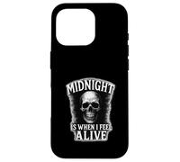 Minuit, C'est Quand Je me Sens Vivante pour Les Fans d'horreur Coque pour iPhone 16 Pro