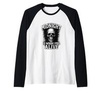 Minuit, C'est Quand Je me Sens Vivante pour Les Fans d'horreur Manche Raglan