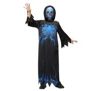 Minuit Squelette Faucheuse Déguisement Garçons Grim Reaper Halloween