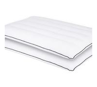 MINUPWELL Lot de 2 oreillers Ultra Fins, oreillers Plats pour Dormir, Mince avec Soutien de Hauteur 7D de 6,3 cm, oreillers de lit Fins pour Les dormeurs sur Le Ventre, Oreiller Discret Taille