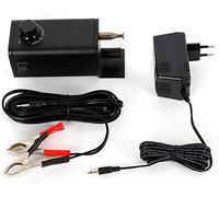 MINUS ONE Moteur de barbecue 15 W - Tournebroche - Moteur à engrenages pour brochettes - Rôtisserie - DC 3-12 V - Avec adaptateur
