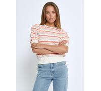 minus Pull-over bleu-gris / melon / blanc, Taille XS