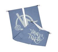 Minus Two Cargo Y2K pour Homme | Pantalon de jogging cargo Y2K 2024 en jean baggy | Pantalon cargo Hip-Hop pour homme | Harajuku en denim avec imprimé noir, style loose, droit, avec jambes larges