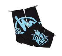 Minus Two Pantalon cargo unisexe Y2K droit Street Pocket Taille haute Imprimé Hip Hop Cargo Pantalon de jogging Y2K Jeans Baggy Hip-Hop Cargo Pantalon Harajuku Denim noir imprimé Pantalon de loisirs