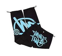 Minus Two Pantalon cargo Y2K, unisexe, style baggy, style hip-hop 2024, pantalon Harajuku en denim, coupe droite, à jambes larges, bleu, S